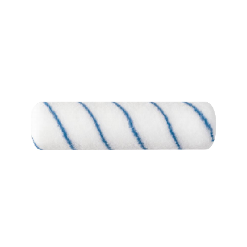 Penutup roller poliester tenunan biru