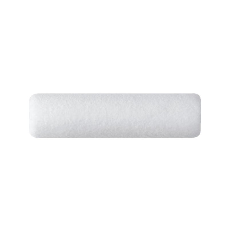 Penutup roller microfiber tenunan putih