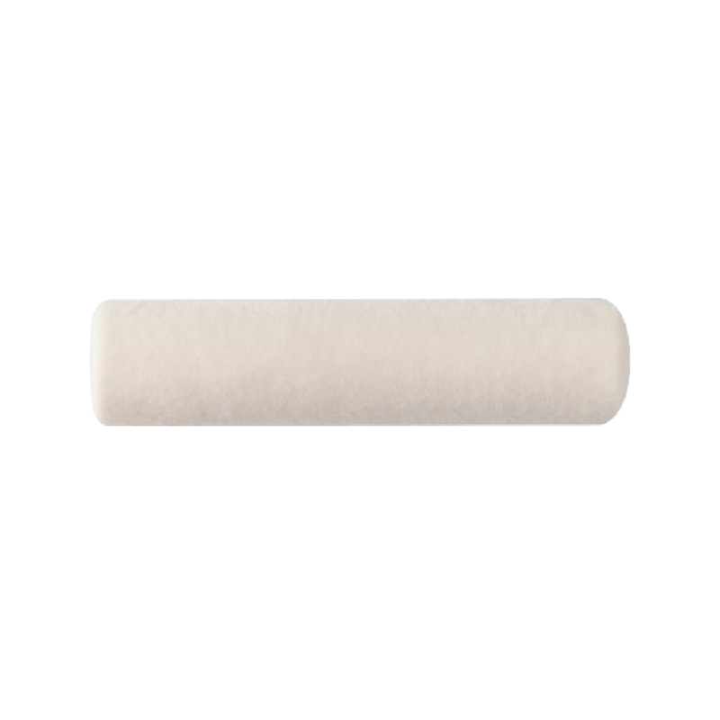 Penutup roller mohair tenunan putih